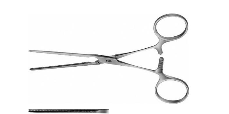 ДЕ’БЕКІ БУЛЬДОГ ЗАТИСКАЧ КРУГ. РУЧК. ПРЯМ. 130MM